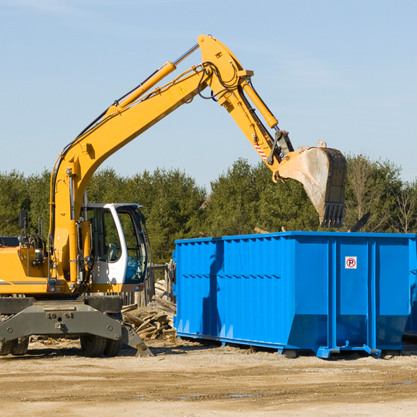 can i request a rental extension for a residential dumpster in Between Georgia